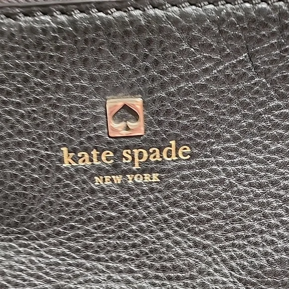 Kate Spade Black Pebbled Leather Shoulder Bag